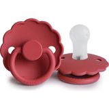 Frıgg Daisy Silikon Emzik - Scarlet 0-6 Ay - 0 - 6 Ay - Kırmızı