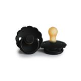 Frigg Frıgg Daisy Kauçuk Emzik - Jet Black 0-6 Ay