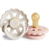 Frigg Frıgg Fairytale Ikili Kauçuk Emzik 0-6 Ay - Cream/blush - Çok Renkli - 0 - 6 Ay