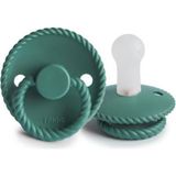 Frigg Frıgg Rope Silikon Emzik - Vintage Green 6-18 Ay - 6 - 18 Ay - Turkuaz