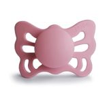 FRIGG Kelebek Emziği 0-6 Ay | Anatomik Tasarımlı Yatıştırıcı Konfor Emzikleri, Click-Lock Sistemli 1 Paket Silikon Emzik | Zamansız Elegance ile Gıda Güvenliği - Sedir