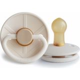 Frıgg Little Viking Kauçuk Emzik - Sigrid Cream - 0 - 6 Ay - Krem