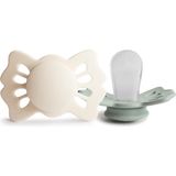 Frigg Lucky Cream Sage 0-6 Ay Silikon 2'li Emzik - 0 - 6 Ay