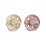 Frıgg Moon Phase Ikili Kauçuk Emzik - Blush / Cream 0-6 Ay - 0 - 6 Ay - Krem
