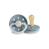 Frigg Moon Phase Kauçuk Emzik - Karanlıkta Parlayan - Stone Blue Night (0-6 Ay) - 0 - 6 Ay - Adaçayı