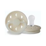 Frıgg Moon Phase Silikon Emzik - Karanlıkta Parlayan - Cream Night 0-6 Ay - 0 - 6 Ay - Krem