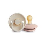 Frıgg Rope Ikili Kauçuk Emzik - Blush / Cream 0-6 Ay - 0 - 6 Ay - Krem