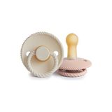 Frıgg Rope Ikili Kauçuk Emzik - Blush / Cream 6-18 Ay - 6 - 18 Ay - Krem