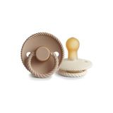 Frıgg Rope Ikili Kauçuk Emzik - Cream / Croissant 0-6 Ay - 0 - 6 Ay - Krem