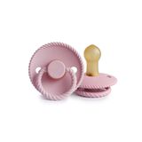 Frıgg Rope Kauçuk Emzik - Baby Pink 0-6 Ay