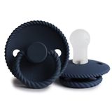 Frıgg Rope Silikon Emzik - Dark Navy 0-6 Ay