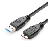 FRIGRAF USB 3.0 Sabit Sürücü Kablosu, USB-A'dan Micro B'ye Kablo Samsung Galaxy S5, Note 3, Note Pro 12.2, Kamera, WD Toshiba Seagate Sabit Sürücü ve Daha Fazla USB 3.0 5Gbps Veri Aktarım Kablosu 3,3 Ft ile