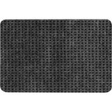 Frıktıon Gri 38X58 cm Kaymaz Tabanlı Kapı Önü Paspas - Abanoz