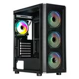 Frisby CM-105 650 W 80+ USB3.0 4x12 cm Fan Pencereli Siyah ATX Kasa