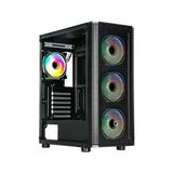 frisby cm-105 650w 80+ argb fan gaming mesh boş bilgisayar kasası - yok