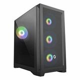 Frisby Crevo Fc-9475g 600w 80+ Usb 3.2 Rgb Matx Mid Tower Siyah Kasa Parlak Siyah
