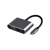 Frisby FA-7678C Type-C HDMI+VGA 4Kx2K Adaptör