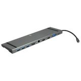 Frisby FA-7722TC USB Type-C to 2xHDMI+VGA+3xUSB 3.0+SD-TF+RJ45 Ethernet Çevirici