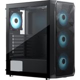 Frisby FC-9485G 600 W 80+ Siyah RGB Fan Mid Tower ATX Kasa