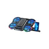 FRISBY FNC-5270ST Ekstra Soğutucu Panelli RGB Işıklı LCD Kontrol Paneli 5 Fanlı Notebook Soğutucu Stand 17