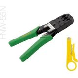 Frisby FNW-55N RJ45-RJ11-RJ12 Kablo Sıkma Pensesi - Çok Renkli - FreeDos