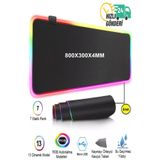 Frısby Rgb Led Isikli Gaming Oyuncu Mouse Pad 80Cmx30cmx4cm Kalin Tabanli Kaydirmaz