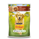 Friskies 100 gr Kuzu Etli Ve Havuçlu Köpek Pouch