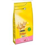 Friskies Junior Tavuklu Yavru Kedi Maması 1,5 kg Beyaz Et Lezzeti ile Besleyici