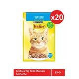 Friskies Somonlu Kedi Yaş Maması 85 Gr X 20 Adet