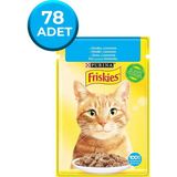 Friskies Somonlu Yaş Kedi Maması 85 gr x 78 Adet