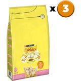 Friskies Yavru Tavuklu Kuru Kedi Maması 1.5 kg x 3'lü Paket