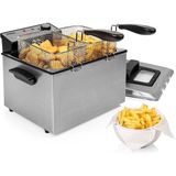 Fritöz, 3270 Watt, 5 Litre, 3 Sepet, Termostat, Soğuk Bölge, 6-7 Kişilik
