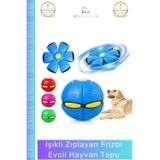 #Frizbi Işıklı Zıplayan Köpek Oyuncağı İnteraktif Esnek Dayanıklı Parlayan Frizbi Evcil Hayvan Topu