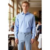 FRM Erkek Giyim Koleksiyonunun Zamansiz Parcası Cizgili Dokuma Kumas Regular Fit Gomlek Modern