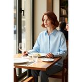 FRM Kadın Açık Pamuklu Gömlek Oversize Fit Günlük Giyim Fonksiyonel Dayanıklı Kaliteli Estetik
