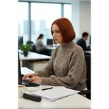 FRM Kadın Basic Oversize Saç Örgü Dik Yaka Crop Triko Kazak Soğuk Havalar Için Modern Stil Kaliteli - Vizon