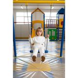 FRM Kız Çocuk Pamuklu Regular Kalıp Çiçek Detaylı Uzun Kollu Örme Takım Kaliteli Şık Rahat - Ekru-001 - 7 - 8 Yaş