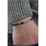 FRNCH 316L Çelik İtalyan Model Füme Renk Erkek Bileklik FRJ12860-3860-BA