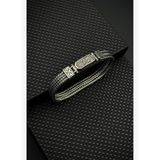 FRNCH 925 Ayar Gümüş italyan Model Gümüş Renk Erkek Bileklik FRJ12559-3559-A