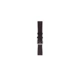 FRO 20mm Kordon Genişliği Olan Saatlerle Uyumlu 20 Mm Hakiki Deri Iguana Kahve Kordon Silver Toka