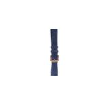 FRO 20mm Kordon Genişliği Olan Saatlerle Uyumlu 20 Mm Hakiki Deri Spor Lacivert Kordon Gold Toka