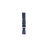 FRO 20mm Kordon Genişliği Olan Saatlerle Uyumlu 20 Mm Hakiki Deri Spor Lacivert Kordon Silver Toka