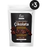 Fro 3'lü Paket Yulaflı Cevizli Çikolata Vegan Glutensiz Şekersiz Sağlıklı Atıştırmalık 3X50GR - 150 gr