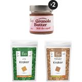Fro 4’lü granola Butter Çilekli 2xkıtır Kraker,badem Unlu Peynirli Kraker Paketi Sağlıklı Atıştırmalık - 1 Adet