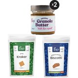 Fro 4’lü Granola Butter Original 2xkıtır Kraker,üzümlü Cevizli Biscotti Paketi Sağlıklı Atıştırmalık - 50 gr