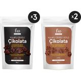 Fro 5'li Çikolata Paketi Yulaflı Cevizli Çikolata Sağlıklı Atıştırmalık 5X50GR - 50 gr