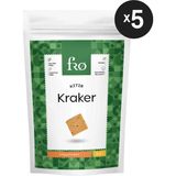 Fro 5'li Unsuz Kıtır Kraker Vegan Glutensiz Tuzlu Doyurucu Sağlıklı Katkısız Atıştırmalık 5X50GR - 250 gr