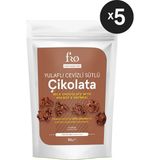Fro 5'li Yulaflı Cevizli Sütlü Çikolata Glutensiz Sağlıklı Atıştırmalık 5 x 50 gr - 250 gr