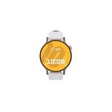 Fro LW38 Gold Kasa 38 mm Beyaz Kordon Akıllı Saat