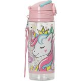 Frocx Frocx Plastik Matara 500ML Unicorn - 1 - Pembe